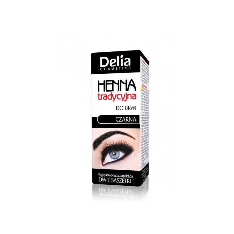 Delia henna for eyebrows black small 2 ml
