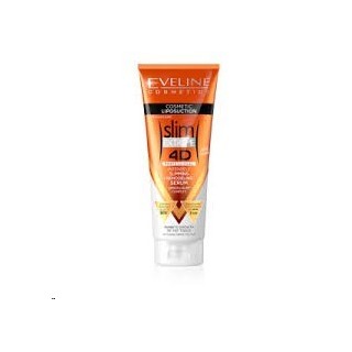 Eveline 4D Slim Intensywnie wyszczuplające Serum remodelujące Liposukcja Kosmetyczna 250 ml