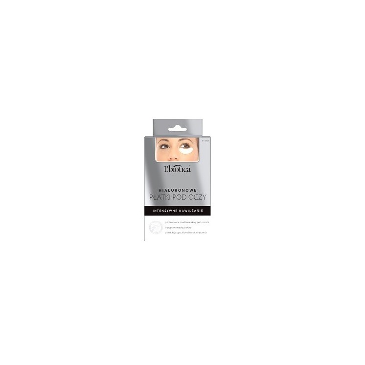 L'biotica Hyaluronic Eye Pads Intensieve hydratatie 3x2 stuks