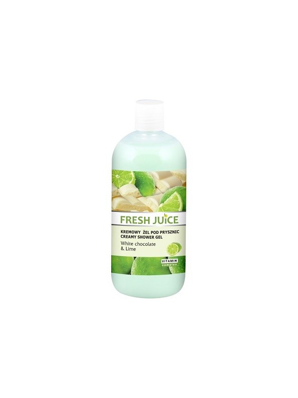 Fresh Juice kremowy Żel pod prysznic White chocolate & Lime 500 ml