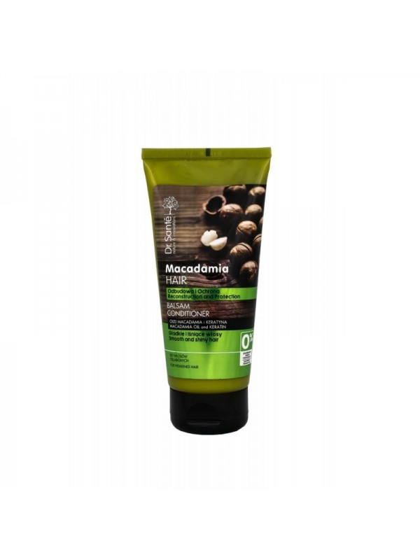 Dr. Santé Macadamia Hair Balsam do włosów z olejem macadamia i keratyną odbudowujący, ochronny 200 ml