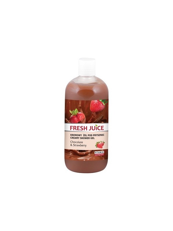 Fresh Juice kremowy Żel pod prysznic Chocolate & Strawberry 500 ml