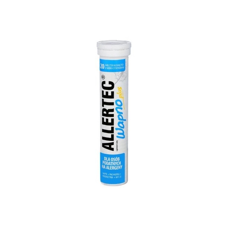 Allertec Wapno Plus 20 шипучих таблеток