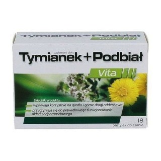 Tijm en klein hoefblad Vita 18 zuigtabletten