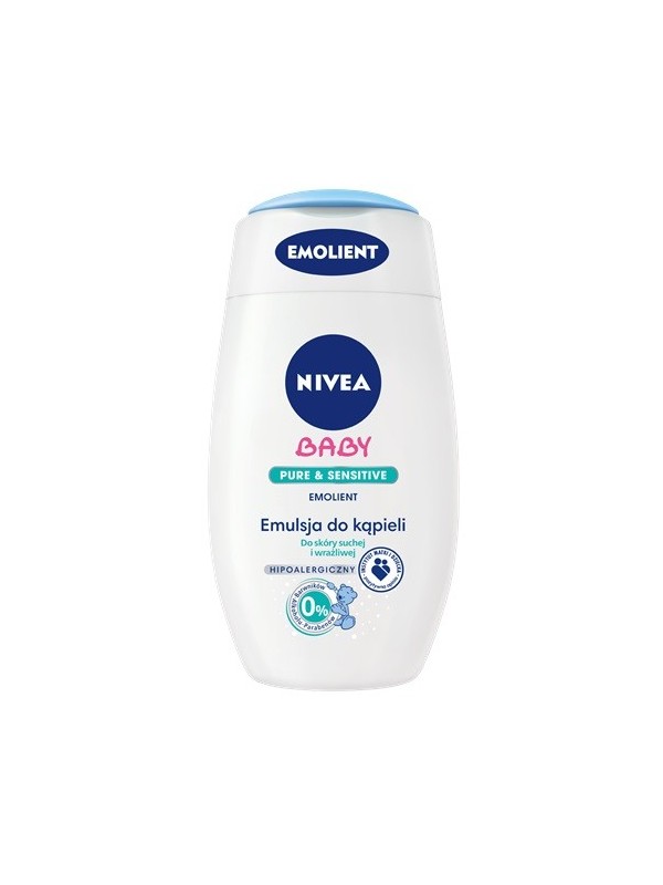 Nivea Baby Płyn do kapieli z oliwką Sensitiv Emolient 200 ml