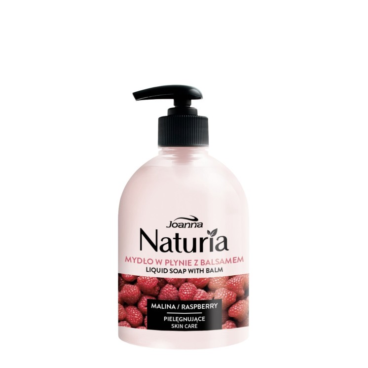 Joanna Naturia Mydło w płynie z balsamem MALINA 500 ml