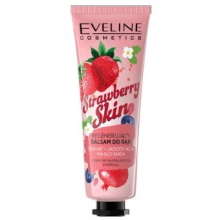Eveline Strawberry Skin Regenerating Hand Balm Pomegranate + Acai Berries + Shea Butter 50 ml
