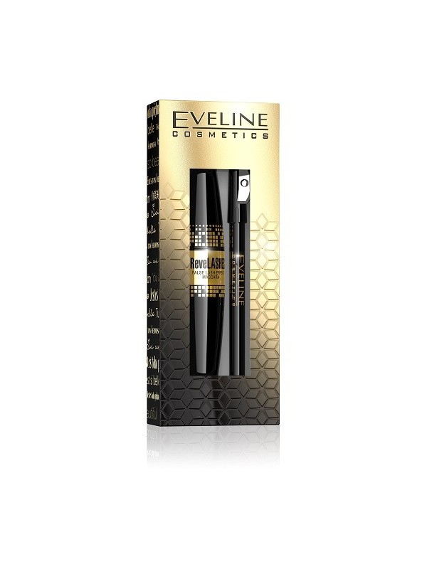 Eveline Make Up Gift Set (Tusz Revelash+Kredka Czarna )-0363