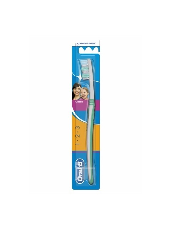 Oral- B szczoteczka do zębów 1-2-3  Medium 3szt