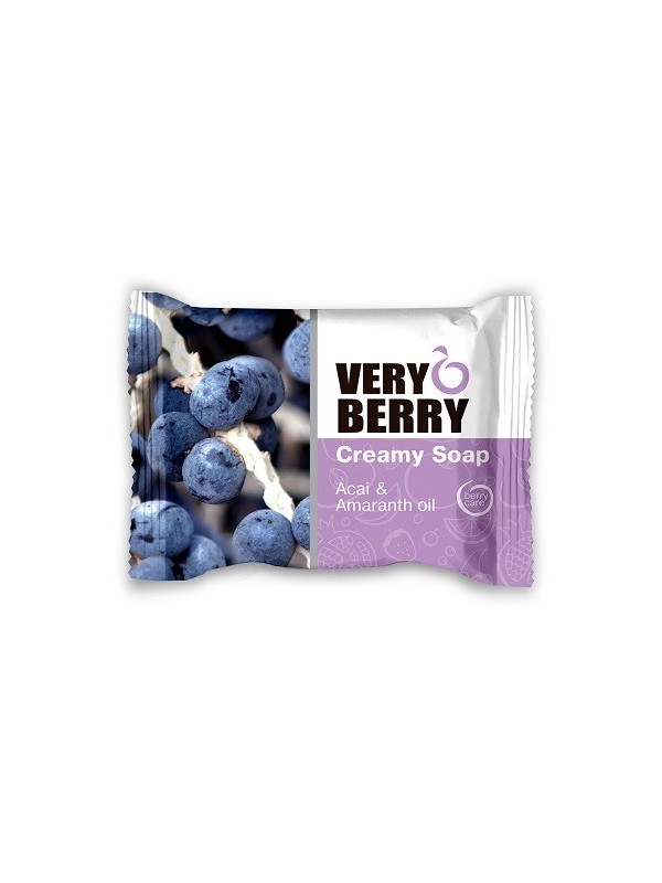 Very Berry - Kremowe mydło Acai & Amaranth oil 100 g