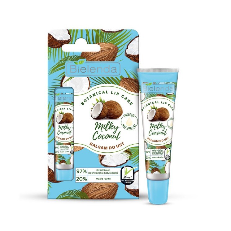 Бальзам для губ Bielenda BOTANICAL LIP CARE Milky Coconut 10 г