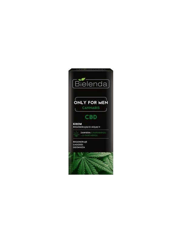 Bielenda ONLY FOR MEN CANNABIS Krem regenerująco – kojący 50 ml