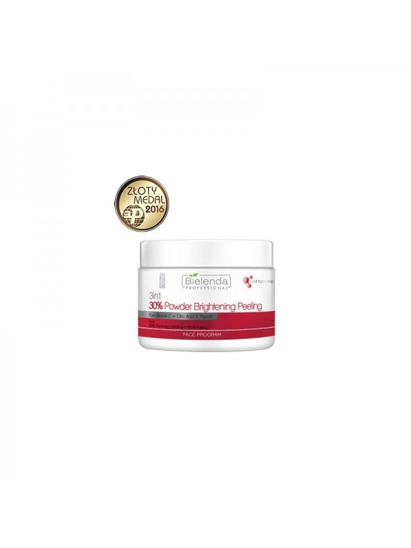 Bielenda Professional 3w1 Pudrowy peeling rozjaśniający 100 g