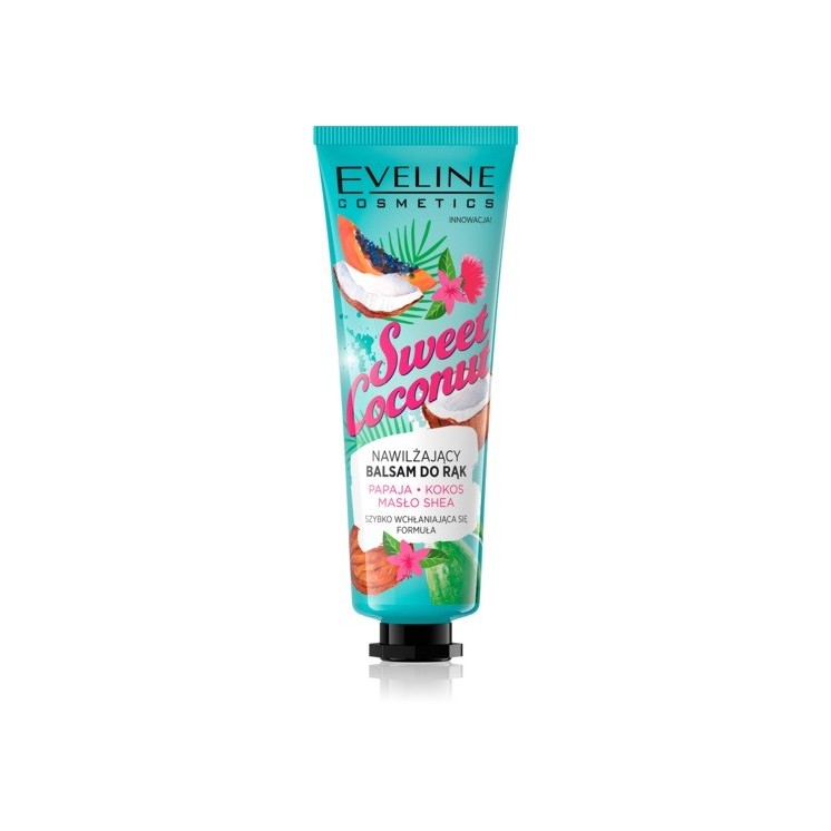 Eveline Sweet Coconut Feuchtigkeitsspendender Handbalsam 50 ml