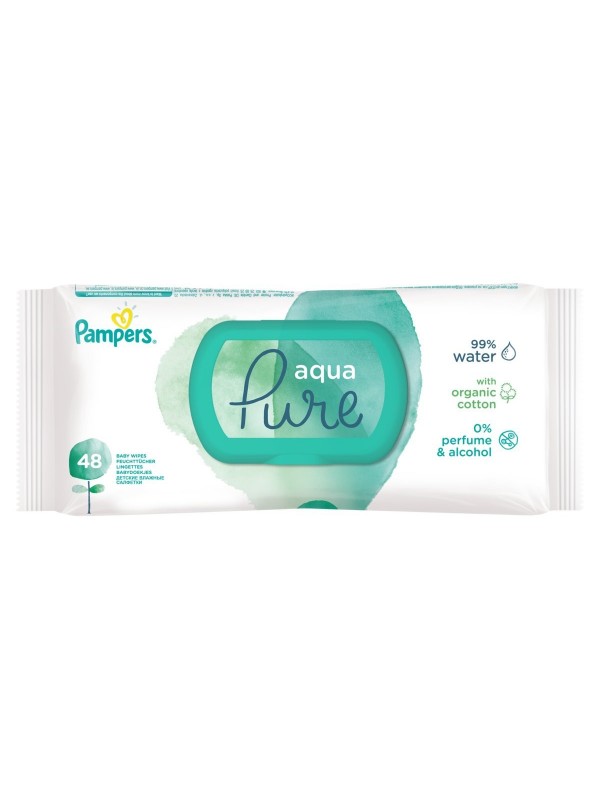 Pampers chusteczki nawilżane Aqua Pure 48 sztuk