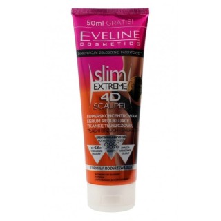 Eveline 4D Slim Extreme Scalpel Concentrated Flat Belly Serum 250 ml
