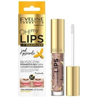 Eveline OH! MY LIPS Plumping Lipgloss mit Hyaluronsäure Bienengift 5 ml