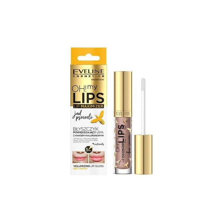 Eveline OH! MY LIPS Gloss repulpant à l'acide hyaluronique et au venin d'abeille 5 ml