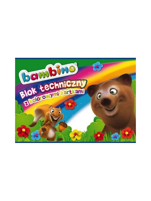 BAMBINO Blok techniczny A4 10 kartek