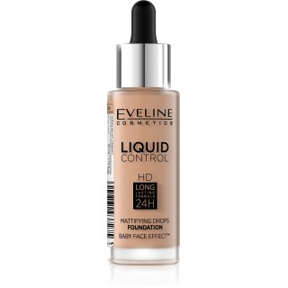 Fond Eveline Liquid Control en pipette /040/ Warm Beige 32 ml