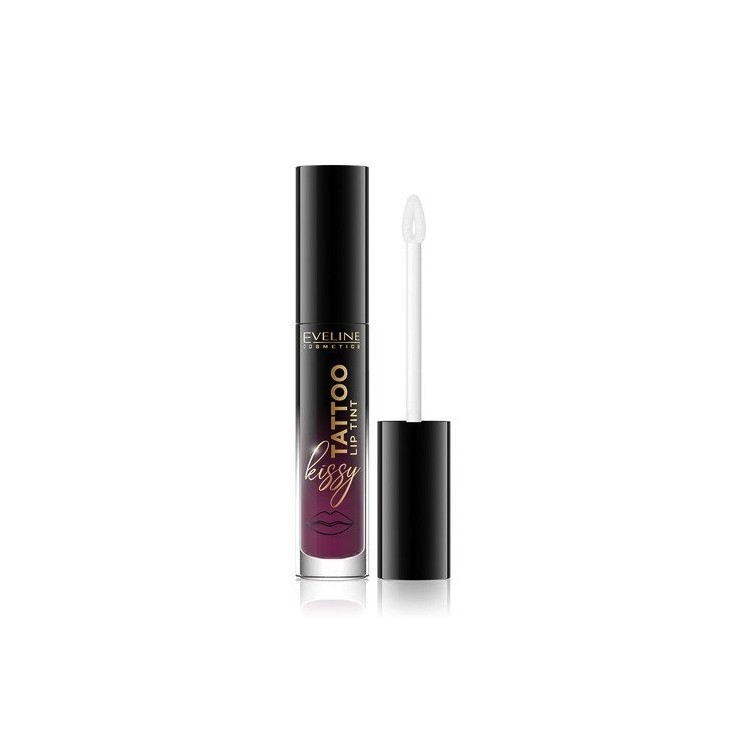 Eveline Kissy Tattoo Lip Tint Long-Lasting Liquid Lipstick /03/ Dirty Berry