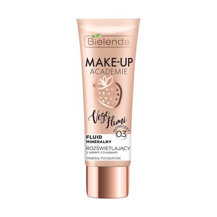 Bielenda MAKE-UP AKADEMIE VEGE FLUMI Minerale foundation verlichtend - verlichtend zonnig 30 g