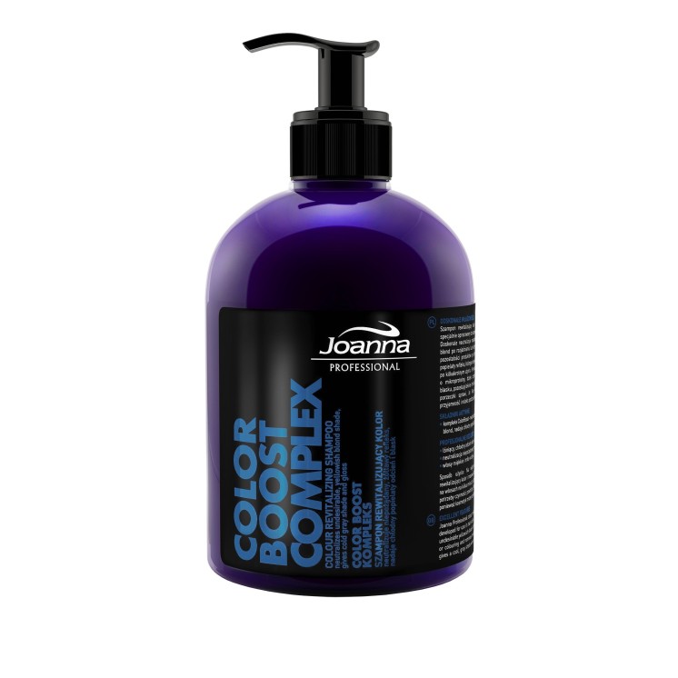 Joanna Professional COLOR BOOST COMPLEX Шампунь для волосся відновлюючий попелястий колір 500 мл
