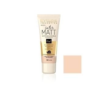 Fond de teint matifiant Eveline Satin Matt /104/ Beige 30 ml