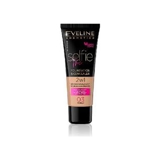 Eveline Selfie Time 2-in-1 dekkende en hydraterende foundation /03/ Vanilla 30 ml