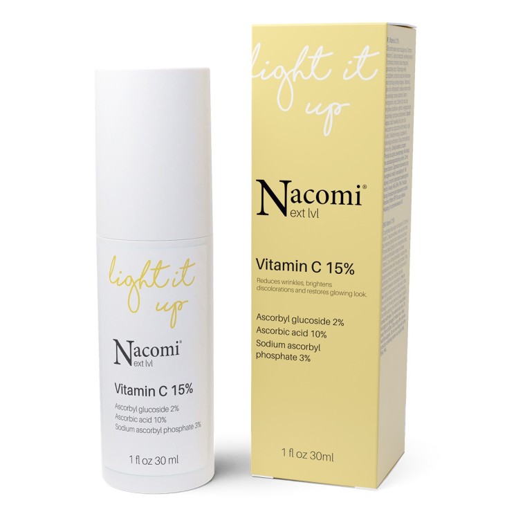 Nacomi Next Level Face Serum with Vitamin C 15% 30 ml