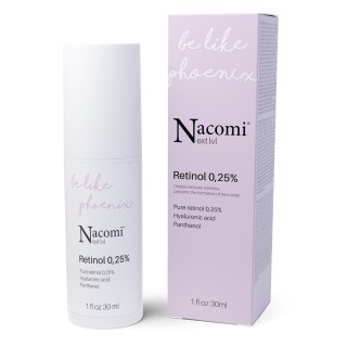 Nacomi Next Level Night face Serum with pure Retinol 0.25% 30 ml