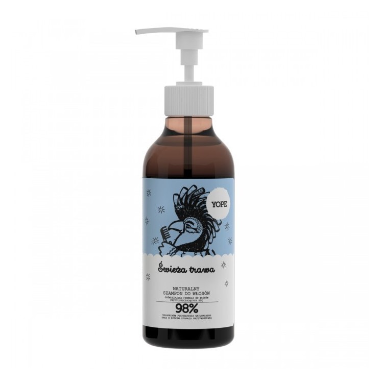 Shampoing YOPE Fraîcheur Herbe 300 ml
