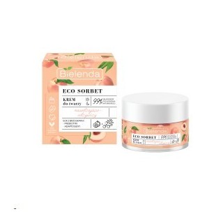 Bielenda ECO SORBET Hydraterende en voedende gezichtscrème Perzik 50 ml(28-02-2026)