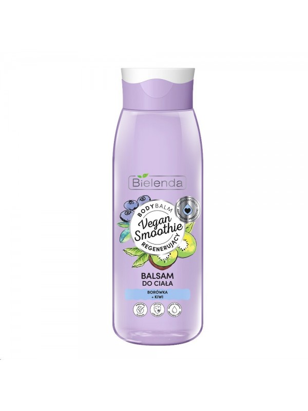 Bielenda VEGAN SMOOTHIE Balsam do ciała regenerujący Borówka + Kiwi 400 ml