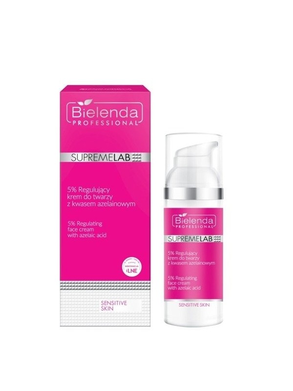 Bielenda Professional SUPREMELAB Sensitive Skin Krem do twarzy regulujący z kwasem azelainowym 5% 50 ml