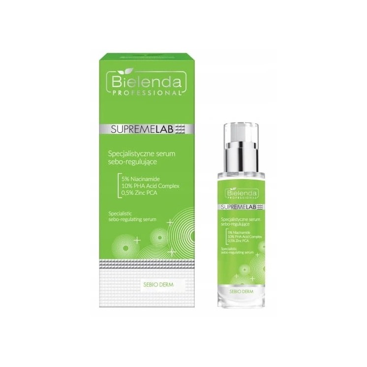 Bielenda Professional SUPREMELAB Sebio Derm Serum specjalistyczne sebo-regulujące 30 ml 