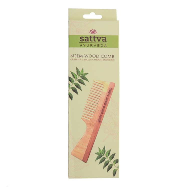 Sattva Ayurveda Neem Tree Comb Single 19 см 1 шт