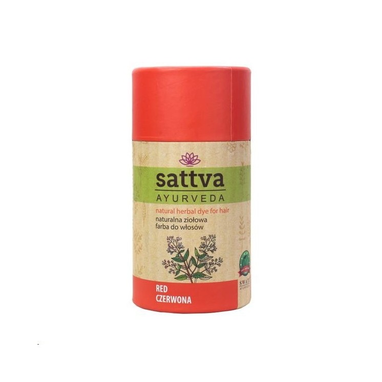 Sattva Ayurveda Natural Herbal Hair Dye Red 150 g