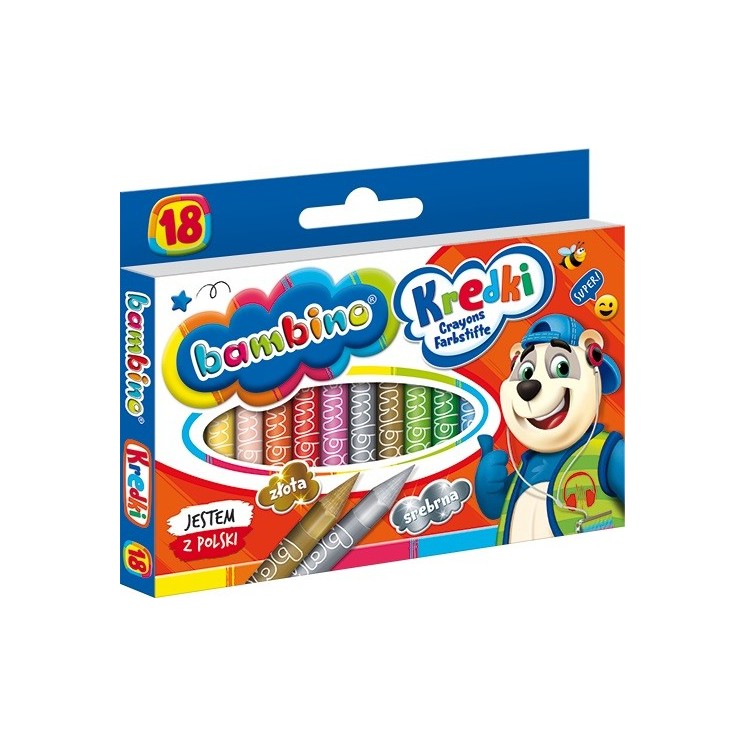BAMBINO Crayons 18 colors