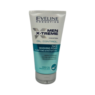 Eveline Men X-Treme Innovation ! Oil Control Cleansing and Mattifying Facial Wash Foam 150 ml