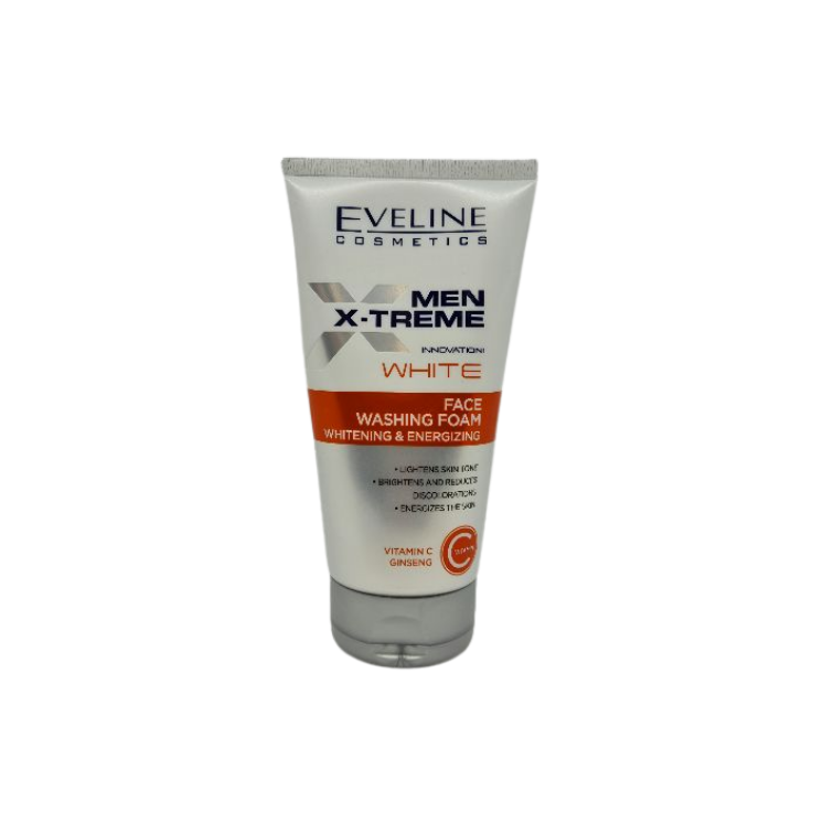 Eveline Men X-Treme Innovation! White Pianka do mycia twarzy wybielająco-energetyzująca 150 ml (08-12-2025)