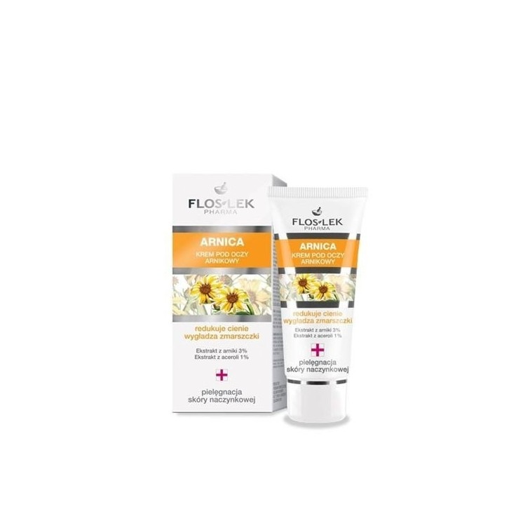 Floslek ARNICA Arnica oogcrème vermindert schaduwen en verzacht rimpels 30 ml