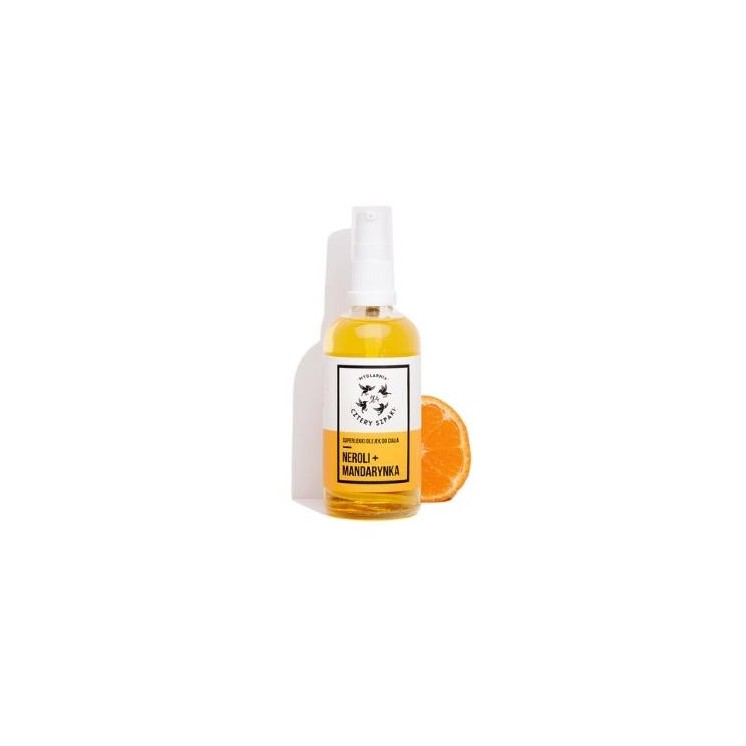 Mydlarnia Cztery Szpaki huile corporelle super légère néroli + mandarine 100 ml