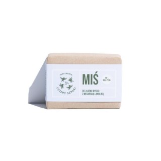 Mydlarnia Cztery Szpaki Savon naturel ours en peluche avec lanoline végétalienne 110 g