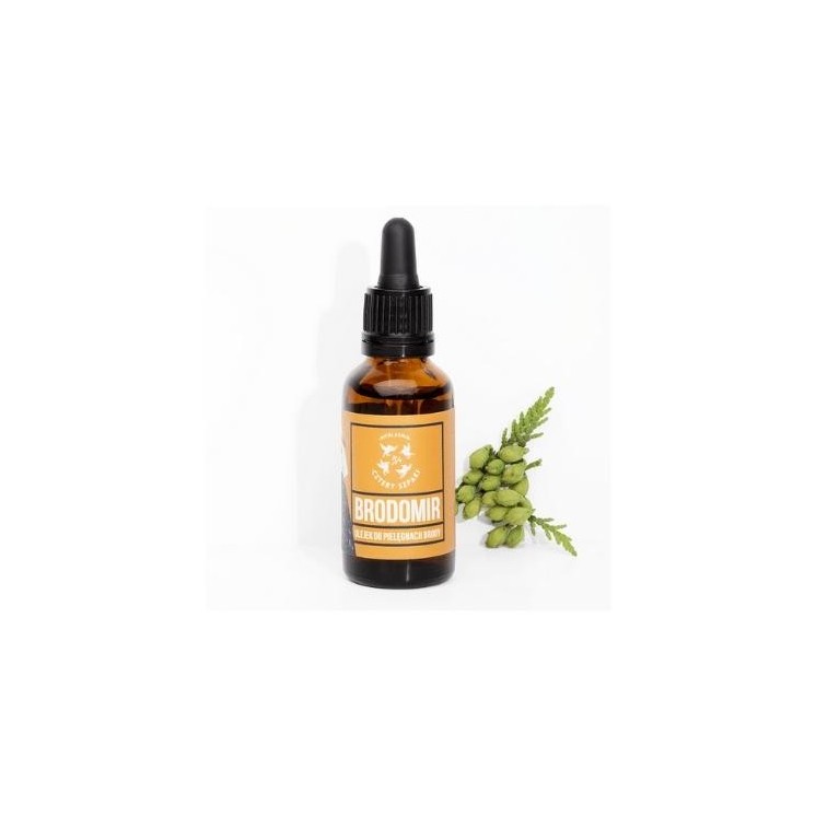 Mydlarnia Cztery Szpaki Brodomir Huile pour barbe et chaume 30 ml