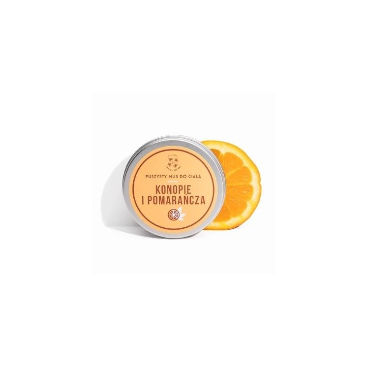 Mydlarnia Cztery Szpaki mousse corporelle moelleuse chanvre et orange 150 ml