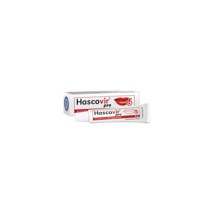 Hascovir Pro 50 mg/g Crème 5 g