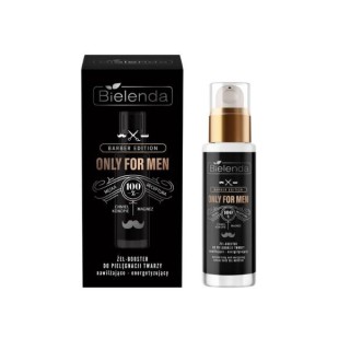 Bielenda ONLY FOR MEN BARBER EDITION Hydraterende en stimulerende gezichtsgel-booster voor mannen 30 ml(31-01-2026)