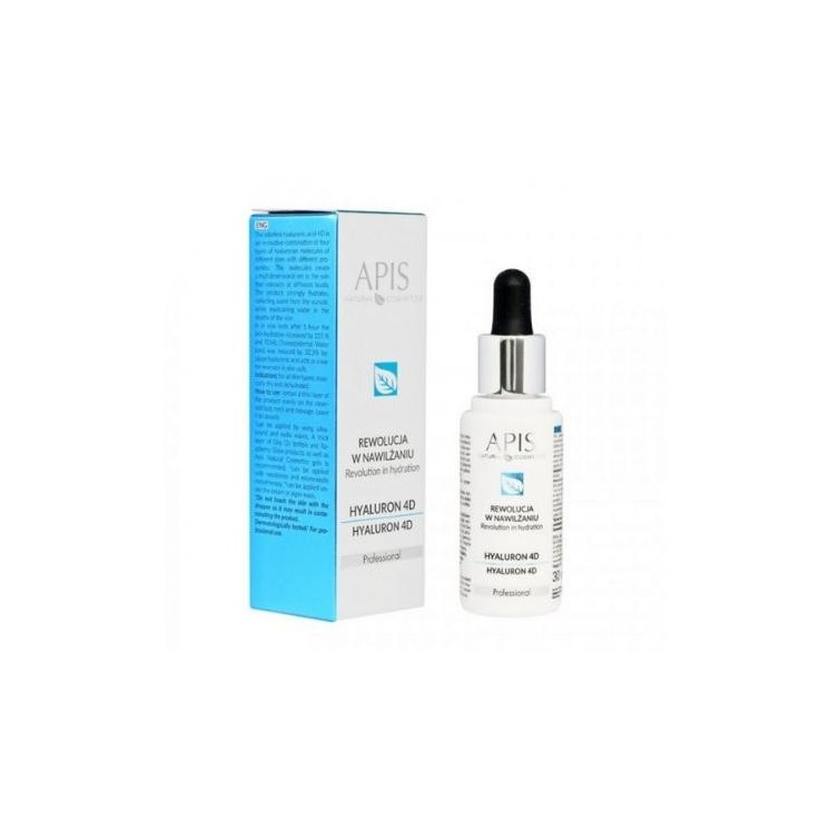 Apis Revolution in feuchtigkeitsspendender Hyaluron 4D parfümfreier Hyaluronsäure 30 ml