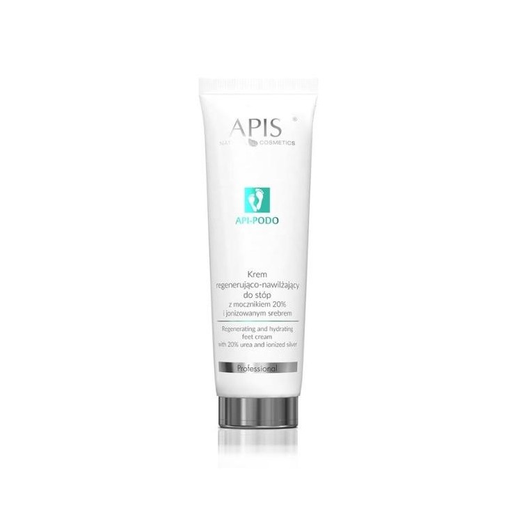 Apis Api-Podo Regenererende en hydraterende voetcrème met 20% ureum en geïoniseerd zilver 100 ml